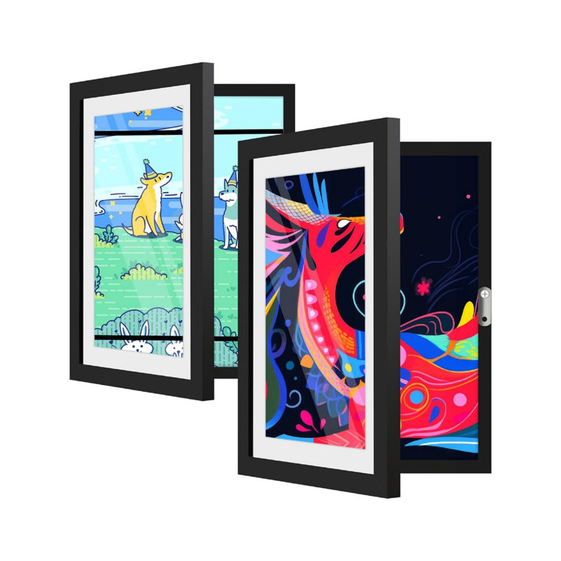 Black Storage Picture Frame - Set of 2