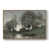 Toile naturelle avec cadre flottant