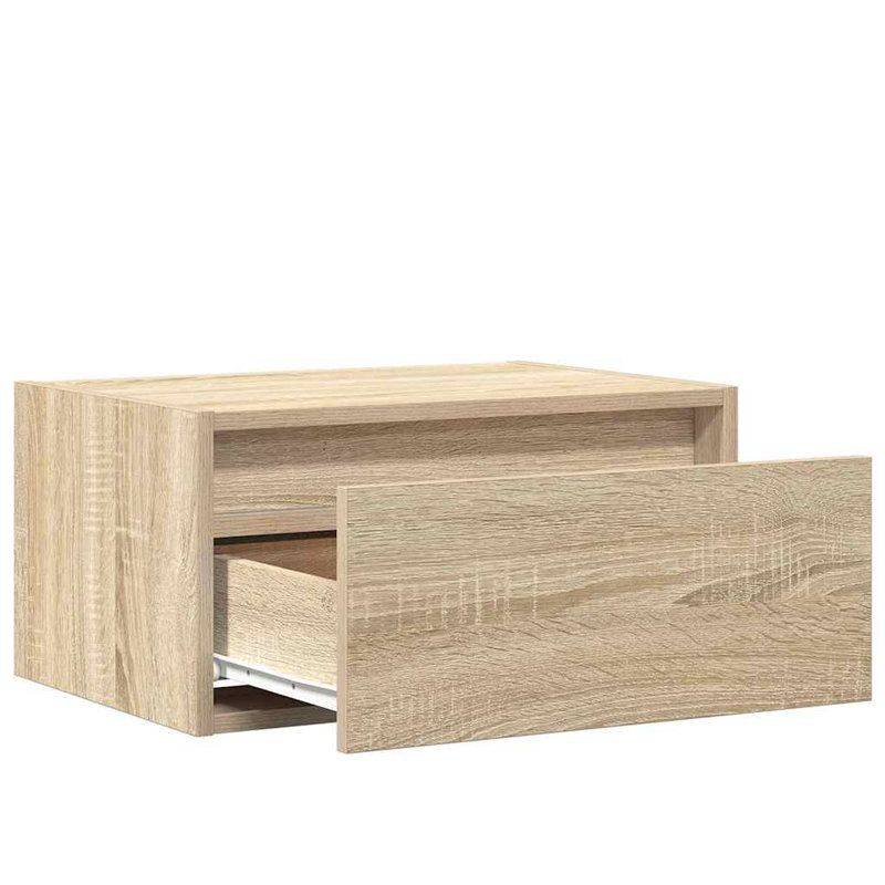 51 cm W Bedside Table, Sonoma Oak