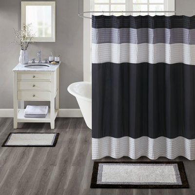 Tapis de bain en coton touffeté