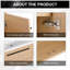 Oak 30 Inch Bathroom Vanity With Resin Countertop Sink, 2 Doors Bathroom Cabinet Set