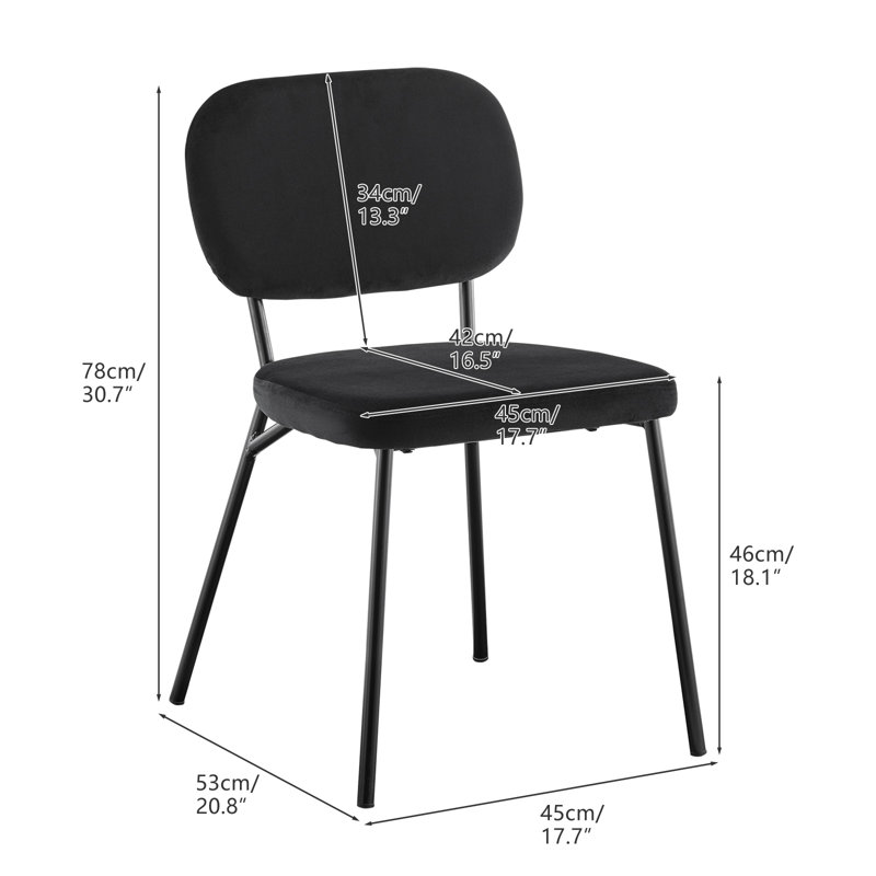 Caia Dining Chair, Black