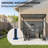 6x6 Ft Outdoor Metal Bike Shelter, Durable Tool Storage Shed