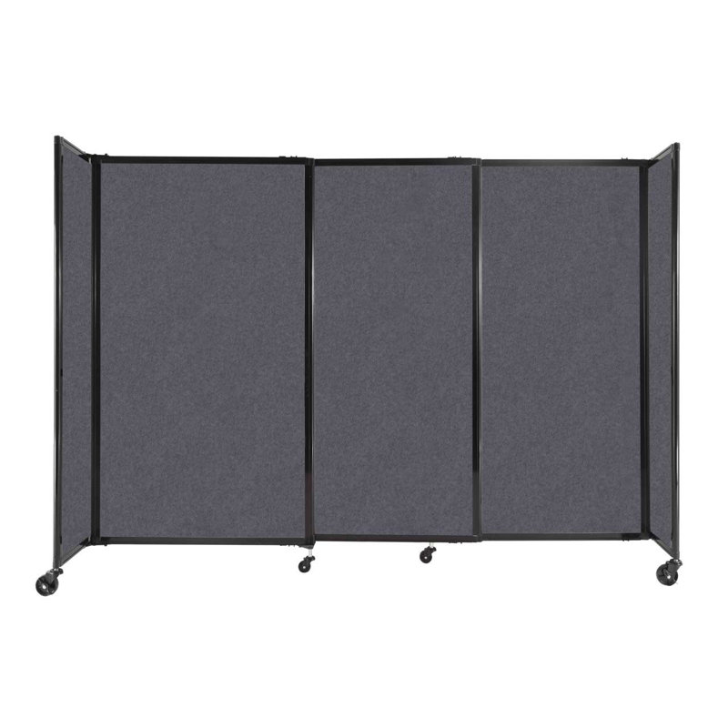 Cloison portative Soundsorb, H 60,1 po x l 86 po x P 18 po, Gris foncé