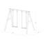 AXI Hemlock Swing Set with 2 Swing(s)-1521032045