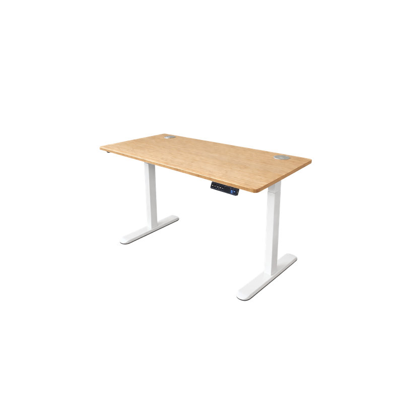 Bureau debout en bambou Caravel, Blanc