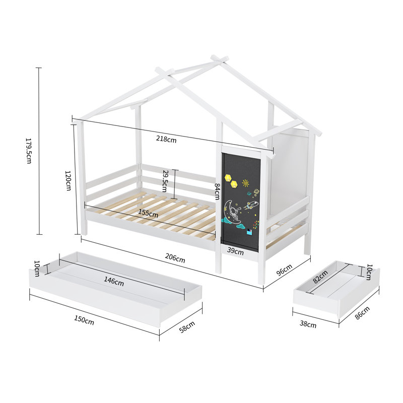 Zaven Storage Bed