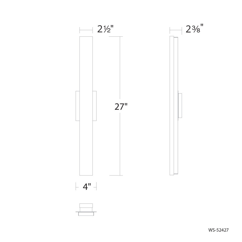 Lanza LED Bath Vanity & Wall Light, Aged Brass