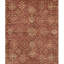 Wool Oriental Area Rug in Brown/Red-1412842789