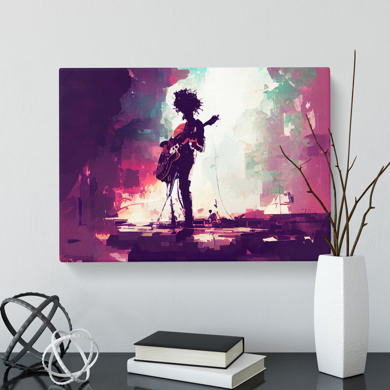 Guitar Rock Band Vol.3 - Wrapped Canvas, 35cm H x 50cm W x 3cm D