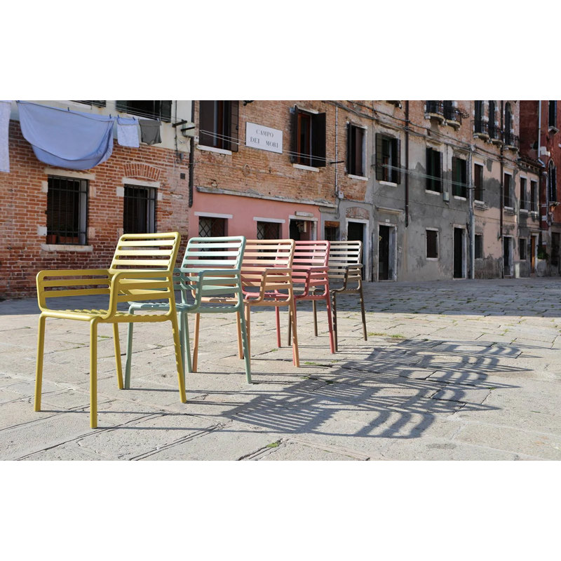 Doga Outdoor Dining Armchair, Tabacco