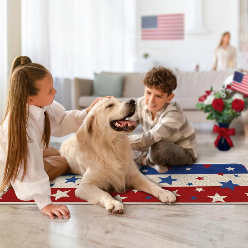 Kalyanna Water Resistant Non-Skid Kitchen Mat