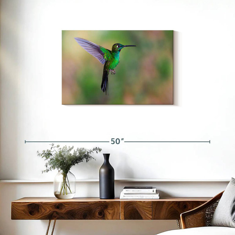 Green Fronted Hummingbird, 20" H x 30" W