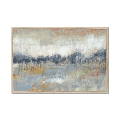 Cool Grey Horizon II by Jennifer Goldberger - Painting