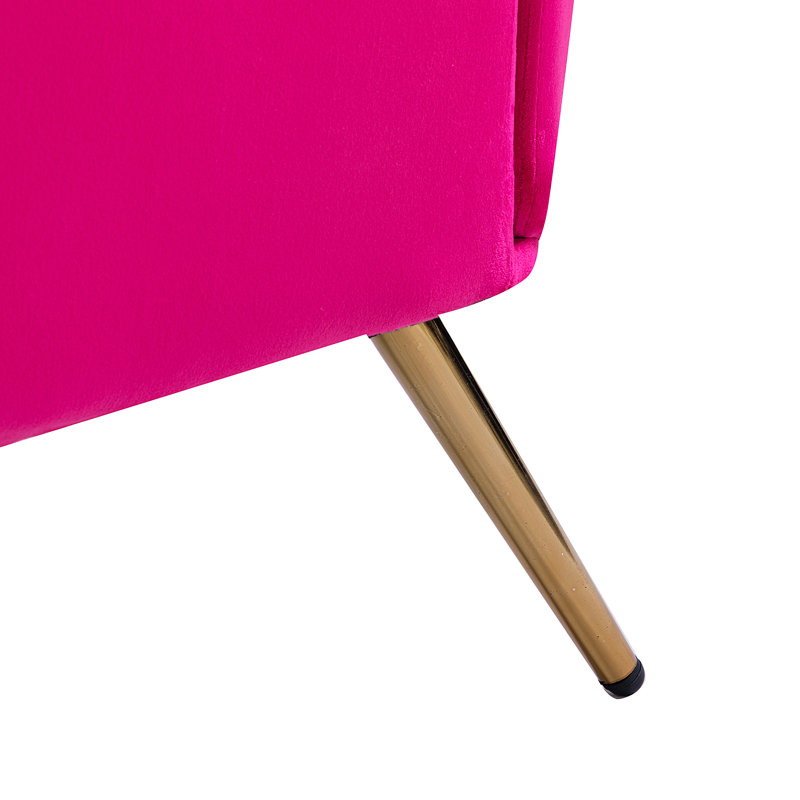 Causeuse Dexton, Rouge rose