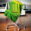 Conception psychédélique superposée - Coussin imprimé abstrait-30617807-30735471-30617804