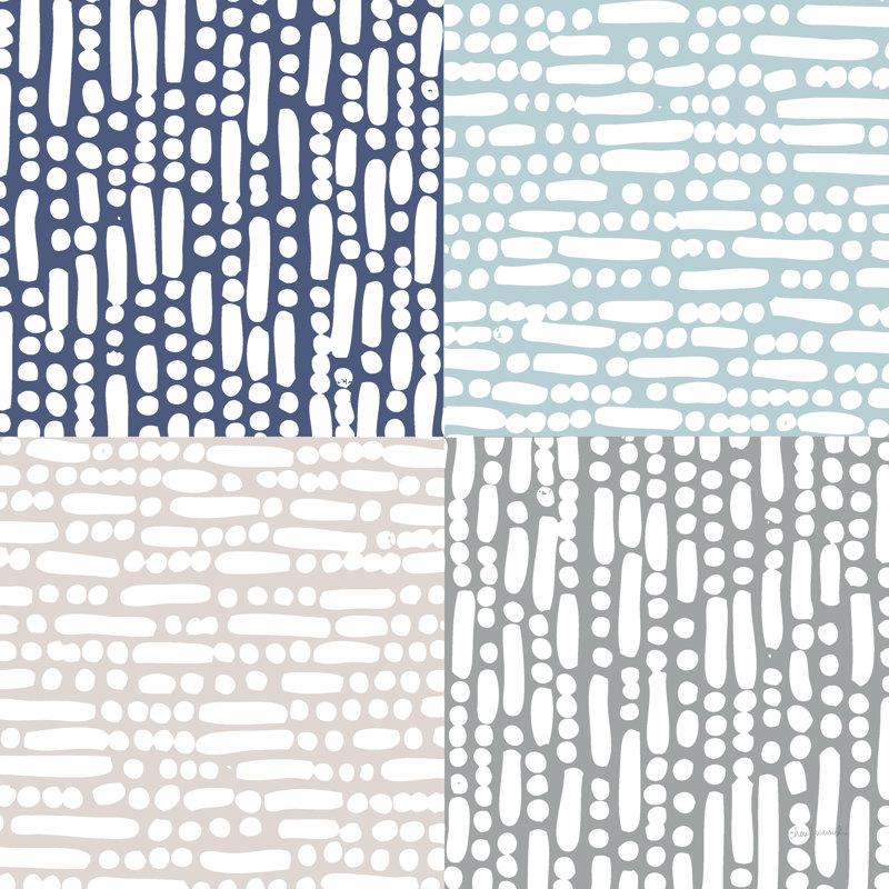Cross Cross Square up Cool par Cheryl Warrick - impression sur toile tendue, H 36 po x l 36 po, Non, Cadre flottant doré