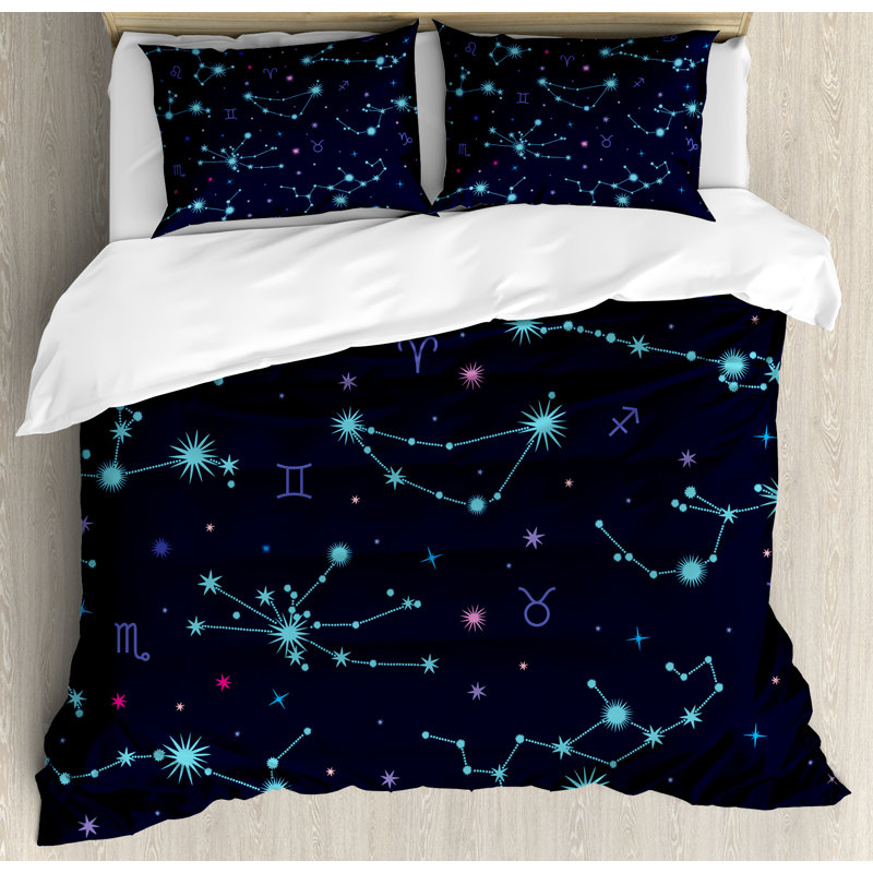 Ensemble de housse de couette astrologie, Très grand