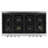 Ancona 48" Black Gas 8 Burner Cooktop