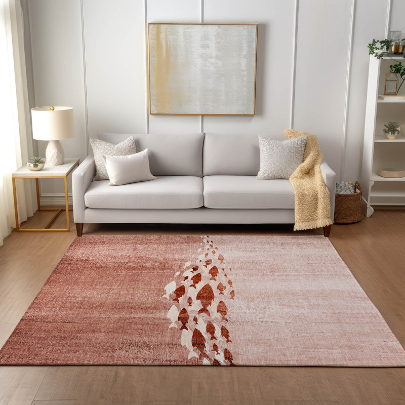 Kinslee Animal Print Indoor / Outdoor Rug, Rectangle 3' x 5'