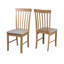 Ankrum 4 - Person Rubberwood Solid Wood Dining Set-425889578-425889579