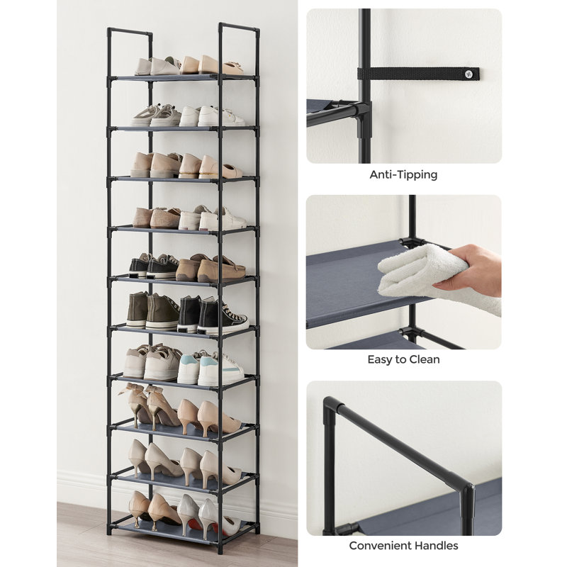 10 Pair Shoe Rack
