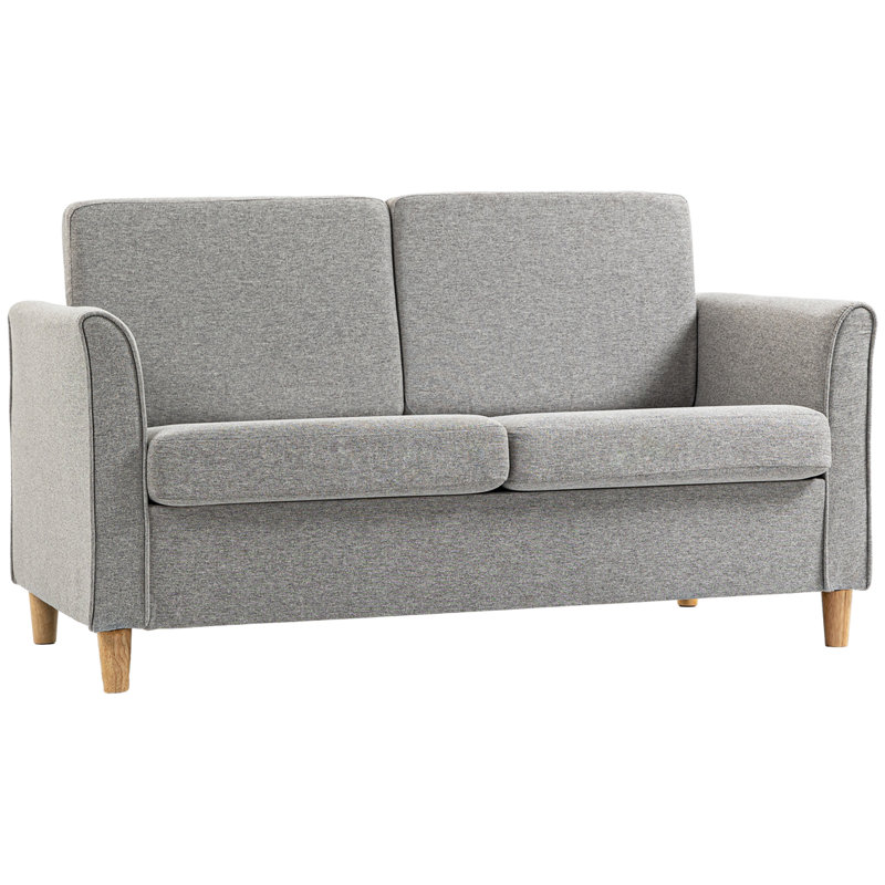 2 Seater Loveseat, Light Grey