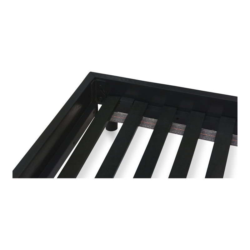 Misaki Upholstered Bed, Black, Queen