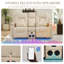 Causeuse inclinable électrique Zero Wall Hugger avec console rabattable, lumières DEL et haut-parleurs Bluetooth-397067778-397067783