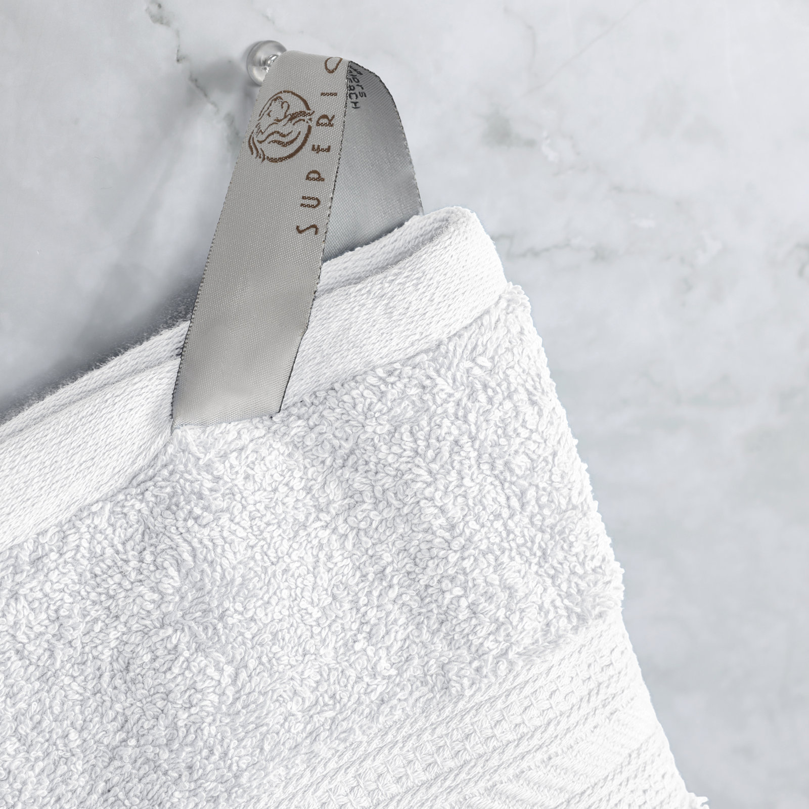 Steinarr 12-Piece Cotton Towel Set, White
