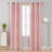 Spurgh Sliver Wave Foil Print Blackout Thermal Grommet Curtain Panels (Set of 2)-792607147-792607148