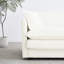 5 canapé modulaire avec repose-pieds réversible, blanc en forme de U pour le salon, canapé modulaire en tissu, structure en chenille et en bois massif