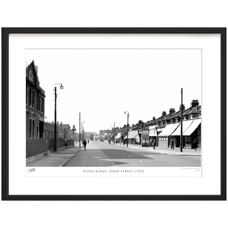 Seven Kings, High Street C1955 by Francis Frith - Single Picture Frame Print, 45cm H x 60cm W x 2.3cm D