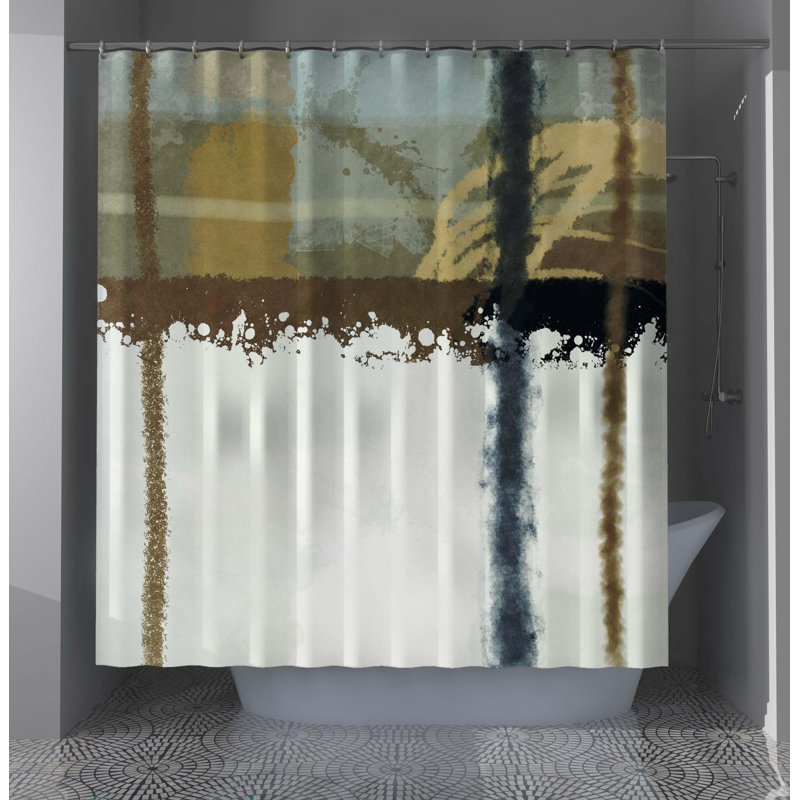 Fabled Pearl Designer Shower Curtain