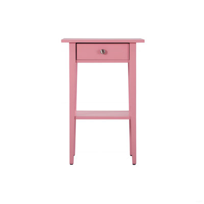 Charmante table de chevet contemporaine rose