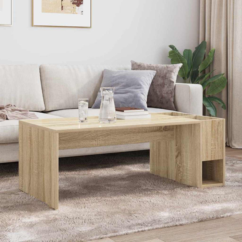 Coffee Table with Storage, Sonoma Oak