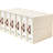 6 Pack Bed Sheet Organizers And Storage, Sheet Organizers For Linen Closet Under Bed Storage Sheets Set Organizers With Handle Window Foldable Bedding Storage Box Beige