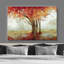 Automne, automne, "Érable orange dans la nature, paysage, grande impression sur toile encadrée"-99142284-99142285