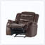 Fauteuil inclinable oscillant de conception classique avec tissu moelleux pour les sièges de loisirs à la maison