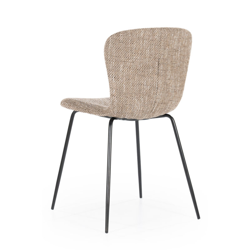 Upholstered Dining Chair, Brown