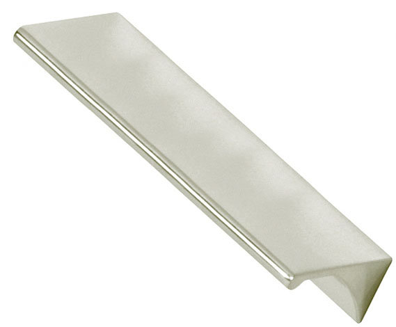 6" Center to Center Finger Pull, 4.5", Polished Nickel