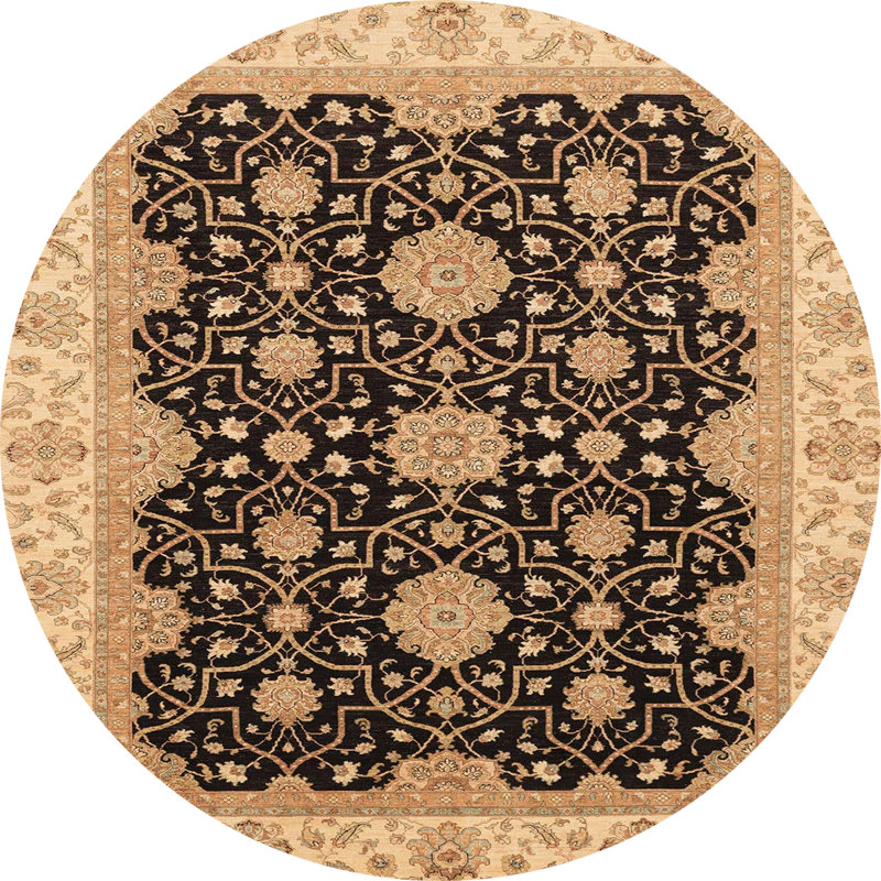 Tapis abstrait 4060, Rond 7 pi