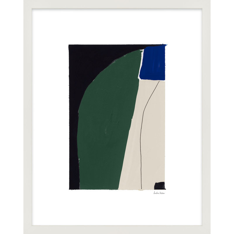 Arrangement 2 par Andrea Stokes - Art mural encadré, Cadre blanc, H 38 po x l 30 po x P 1,25 po
