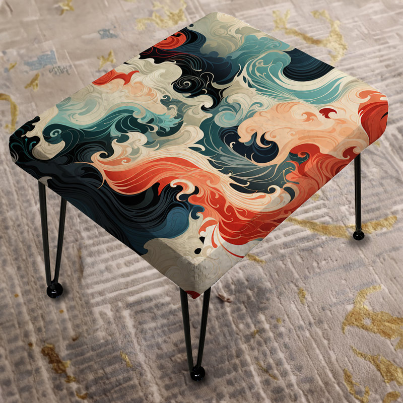 Calligraphy Essence - Oriental Rectangle Ottoman
