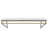 41.3in Clothes Rack With Top Shelf, Industrial Pipe Wall Mounted Garment Rack, Space-Saving Display Hanging Clothes Rack, Heavy Duty Detachable Multi-Purpose Hanging Rod