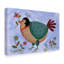 « oiseau blue plumes », art sur toile-31975210