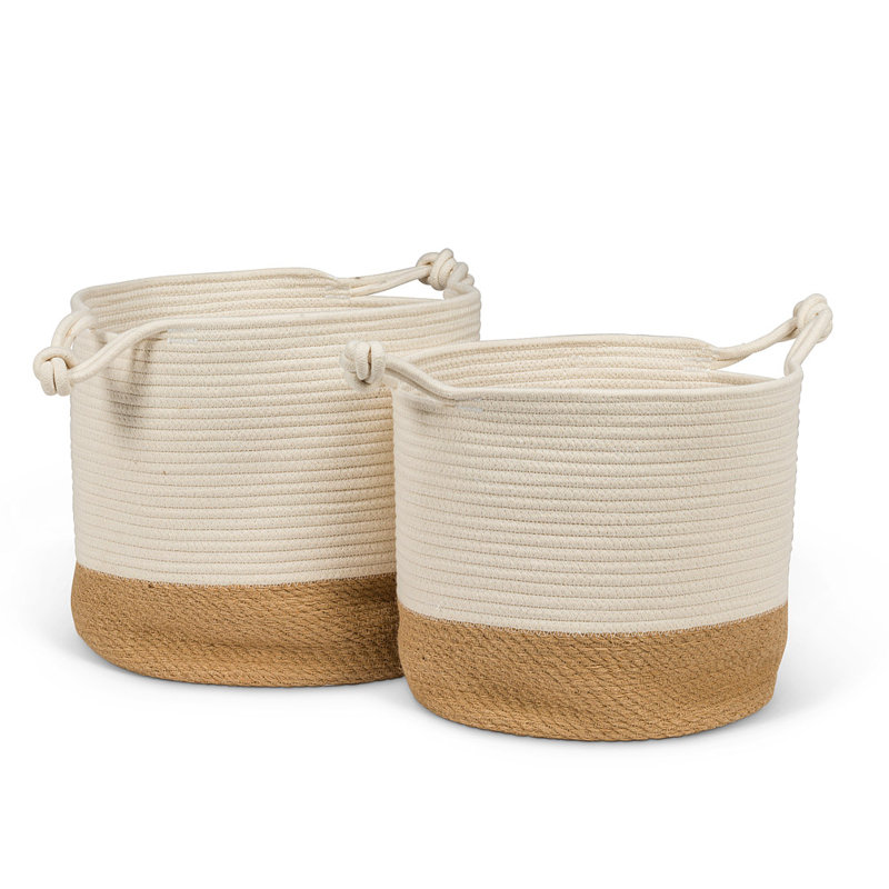 Ensemble de paniers en tissu