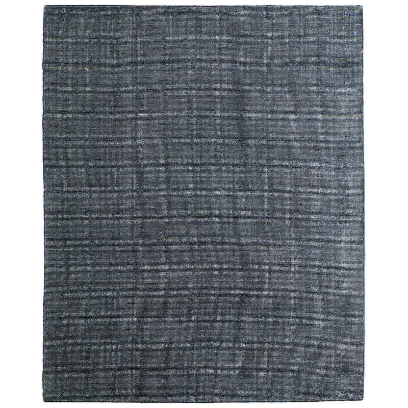 Tapis moderne Dhruv, Navy, Rectangle 9 pi x 12 pi