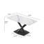 Table de salle à manger 63 po 63 po-1180754332