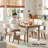 Princilla  Modern Boucle / Linen Dining Chairs-1718794027